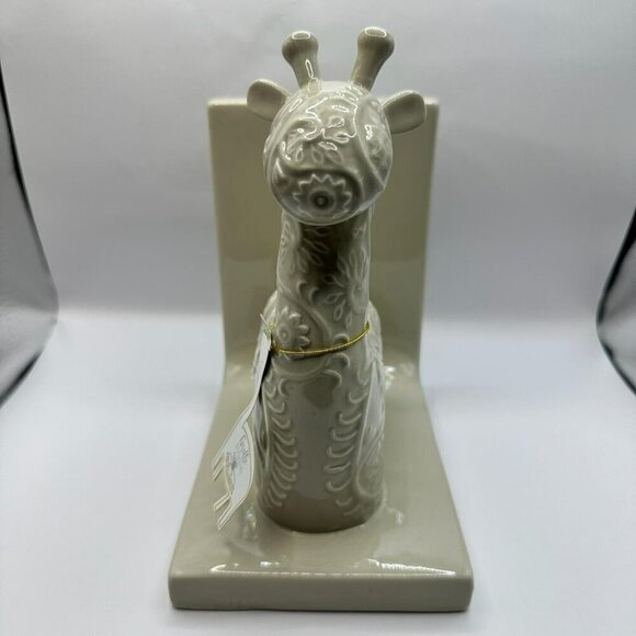 Decorative Beriwinkle‎ Porcelain Giraffe Bookend - Picture 2 of 9